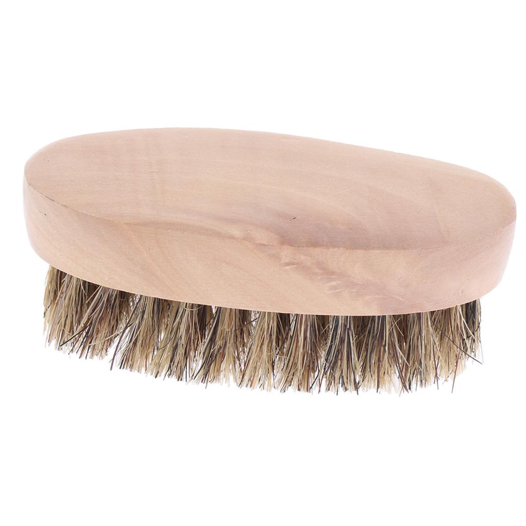 Men'S Grooming Hairstyles - Beard Brush Round Wooden Handle Luxury