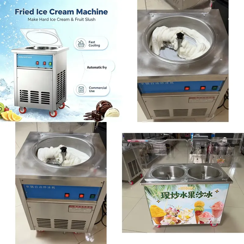 Shaving Cream - Automatic Fried Ice Cream Maker, Single