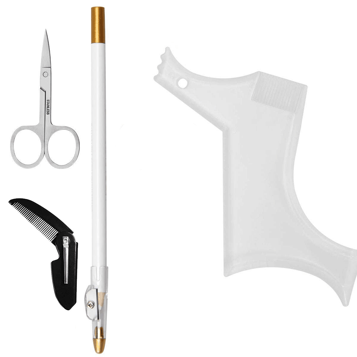 4Pcs Set Beard Shaping Kit Mul - Beard Trimmer recension och pris