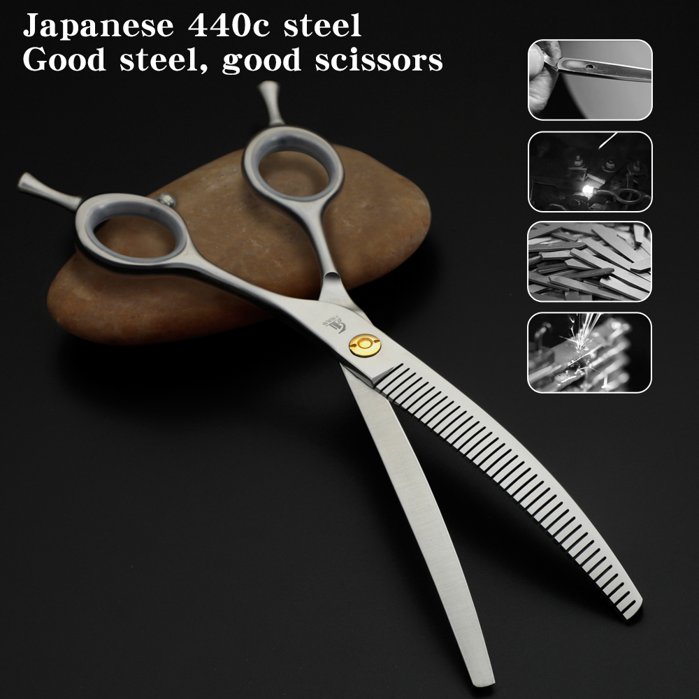 Refinement Curved Teeth Scisso - Grooming Scissors recension och pris