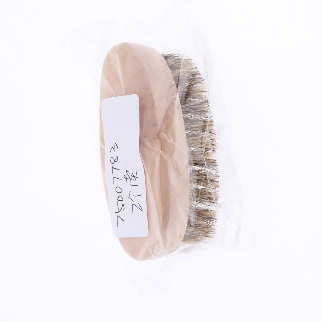 Beard Brush Round Wooden Handl - Men'S Grooming Hairstyles recension och pris