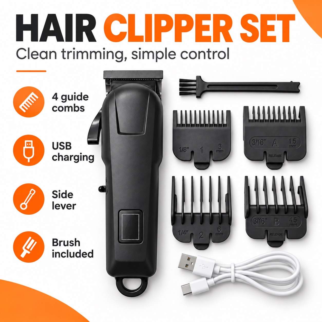 Electric Hair Clipper and Shav - Grooming Kit recension och pris