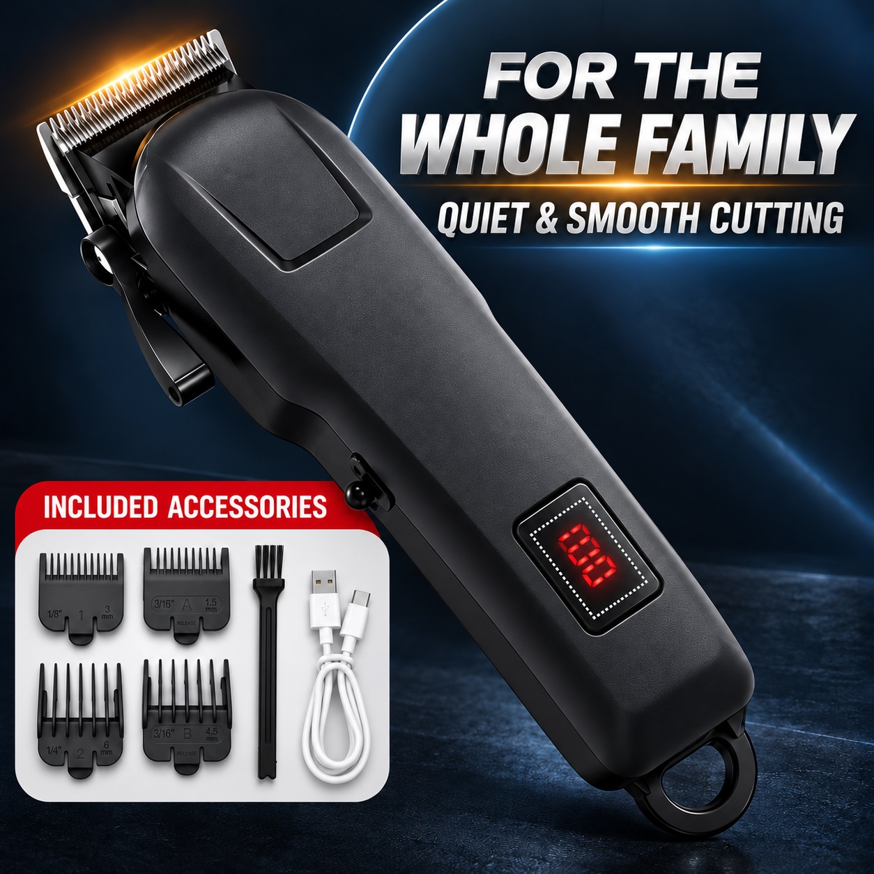 Electric Hair Clipper and Shav - Grooming Kit recension och pris