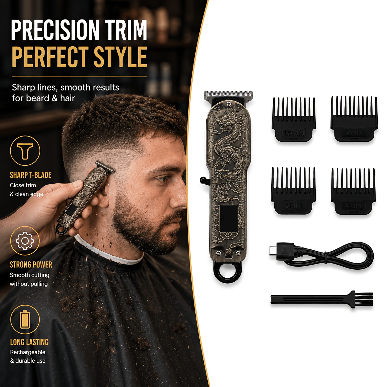 Type-C Fast-Charging Electric  - Body Trimmer recension och pris