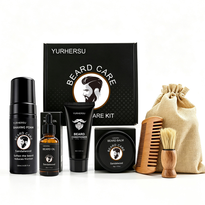 Beard Grooming Kit 7 Pcs Beard - Grooming Kit recension och pris